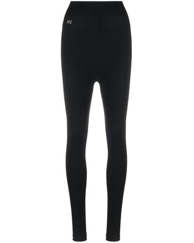 Wolford Gathered Stretch-jersey leggings - Black
