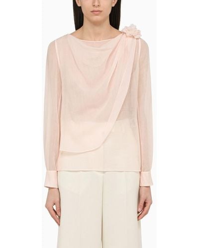 Chloé Light Blouse In - Natural