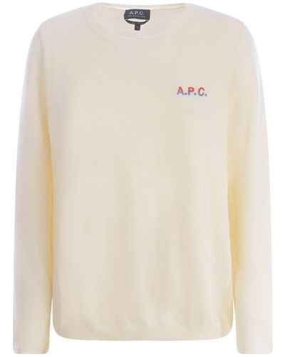 A.P.C. Sweater "albane" - White