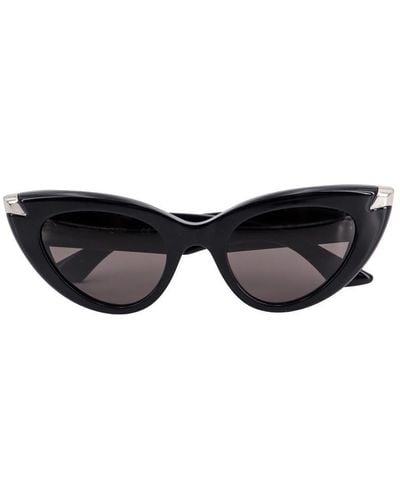 Alexander McQueen Punk Rivet Cat-Eye Sunglasses For - Black