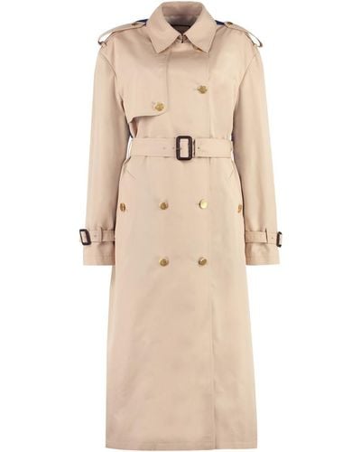 Gucci Cotton Trench Coat - Natural