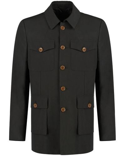 Vivienne Westwood Button-front Cotton Jacket - Black