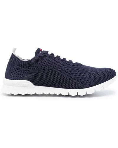 Kiton Low-top Mesh Trainers - Blue