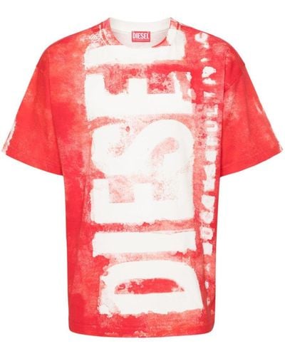 DIESEL Bosxt Bisc T-Shirt - Red