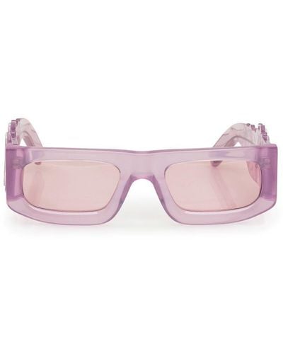 Evangelisti Sunglasses With Flames - Pink