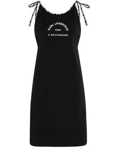 Karl Lagerfeld Rue St-guillaume Beach Dress - Black