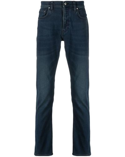 Michael Kors Mid-rise Tapered-leg Jeans - Blue