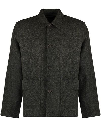 Our Legacy Wool Overshirt - Black
