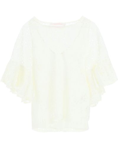 See By Chloé See By Chloe Perforated Blouse - White