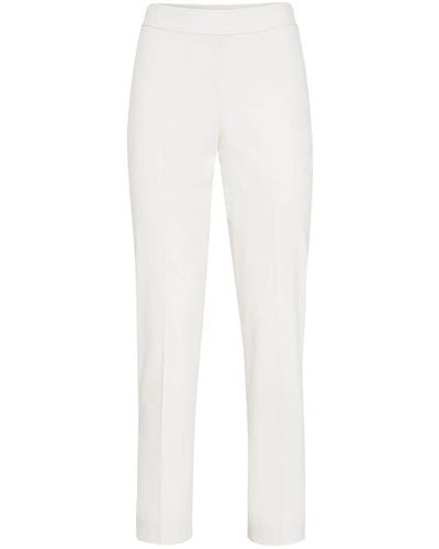 Brunello Cucinelli Elastic Trousers - White