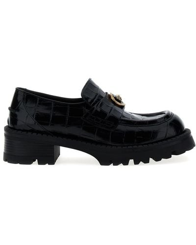 Versace Vagabond Loafers - Black