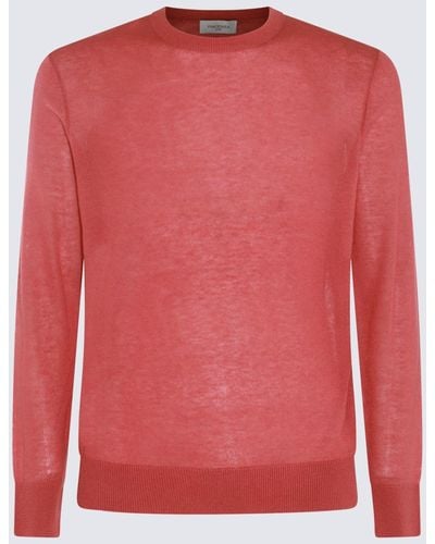 Piacenza Cashmere Red Silk Knitwear - Pink