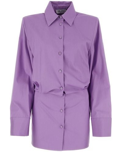 The Attico ''margot'' Mini Dress - Purple