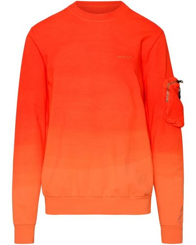 Premiata Nilo Sweatshirt In Orange Cotton