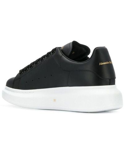 Alexander McQueen Oversize Trainers With White Sole - Black