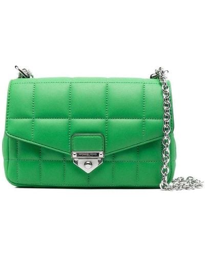 Michael Kors Soho Small Quilted Leather Shoulder Bag - Green