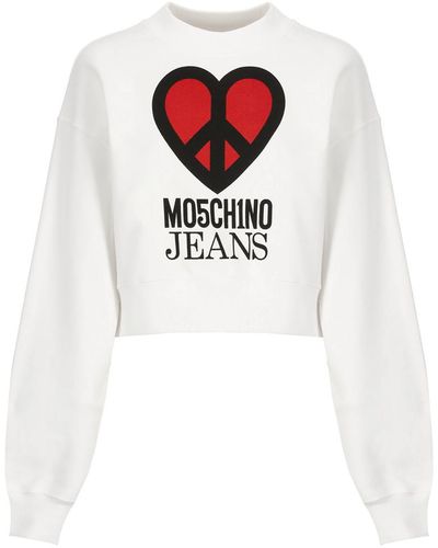 Moschino Jeans Jumpers - White