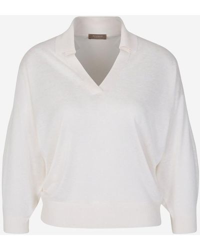 Peserico Polo Jersey - White