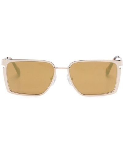 Off-White c/o Virgil Abloh Off- Yoder Rectangle-Frame Sunglasses - Natural