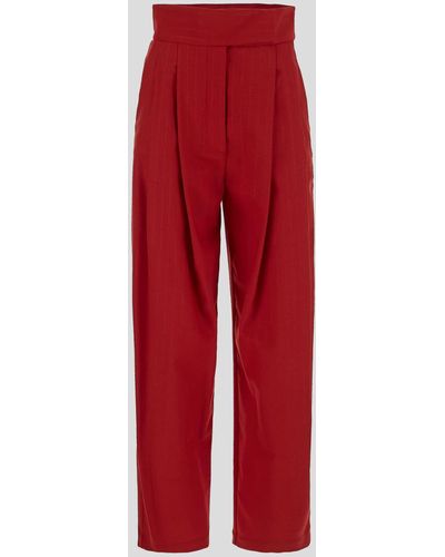 Erika Cavallini Semi Couture Semi-couture Pants - Red