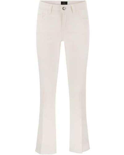 Fay 5-Pocket Trousers - White
