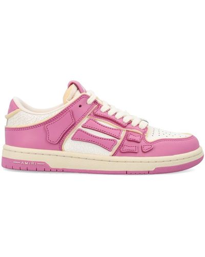 Amiri Collegiate Skel Low Top Sneakers - Pink