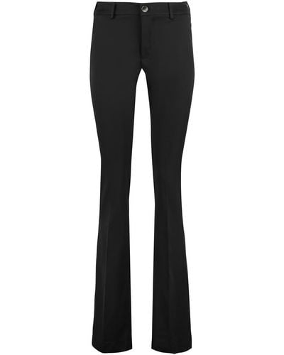 PT01 Elsa Viscose Trousers - Black