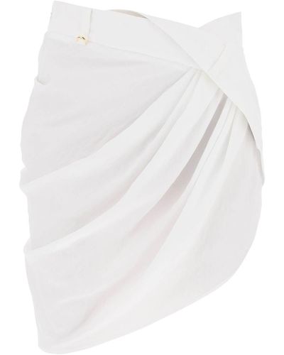 Jacquemus 'la Mini Jupe Saudade' Mini Skirt - White