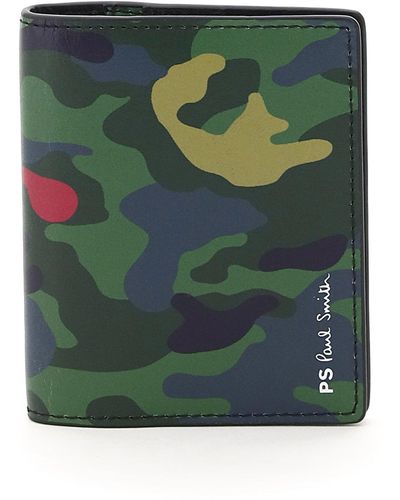 PS by Paul Smith Camo Card Holder - Multicolor