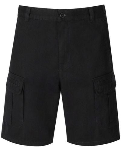 DIESEL P-argy Black Cargo Bermuda Shorts
