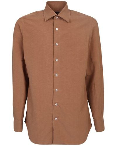 Lardini Shirts - Brown
