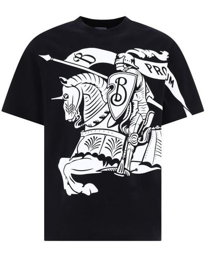 Burberry Ekd Print T-Shirt - Black