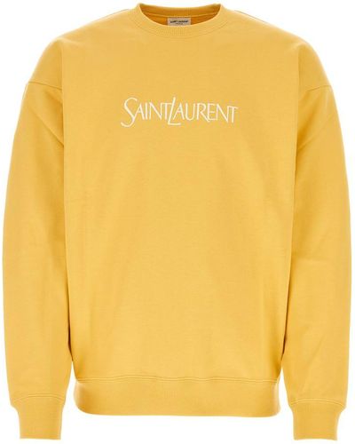 Saint Laurent Sweatshirts - Yellow