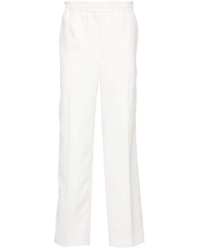 Gucci Web Detail Trousers - White