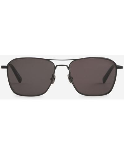 Matsuda Rectangular Sunglasses M3135 - Gray