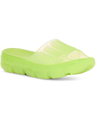 UGG Jella Clear Slide Shoes - Green