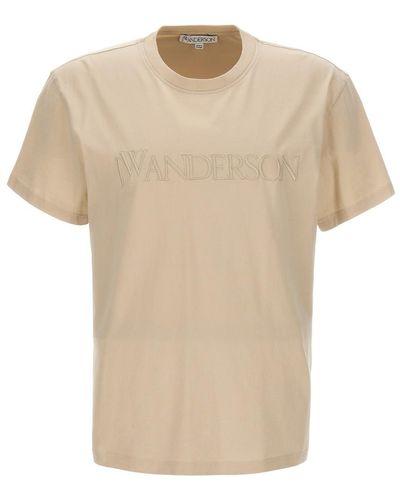 JW Anderson Jw Anderson T-Shirt - Natural