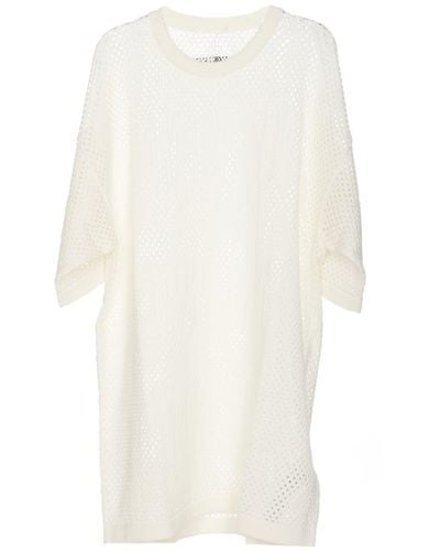 MM6 by Maison Martin Margiela Jumpers - White