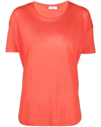 Closed Crew-neck Fitted T-shirt - Orange