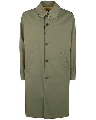 Comme des Garçons Trench Coat With Lining - Green