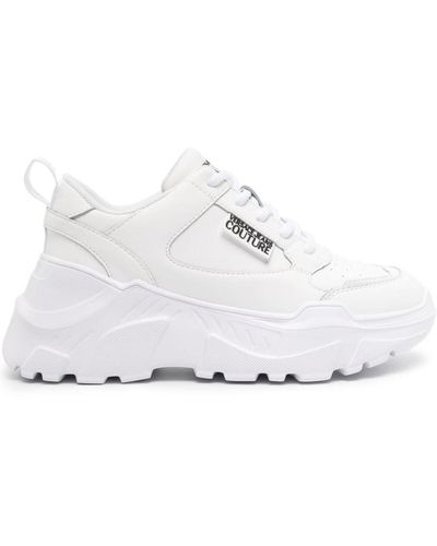 Versace Jeans Couture Logo-print Chunky Sneakers - White