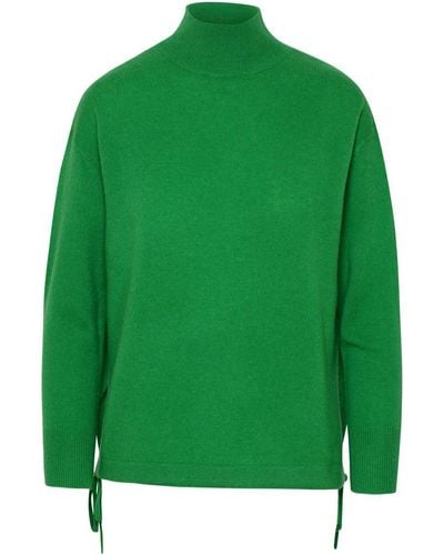 360cashmere Goldie Cashmere Turtleneck Sweater - Green