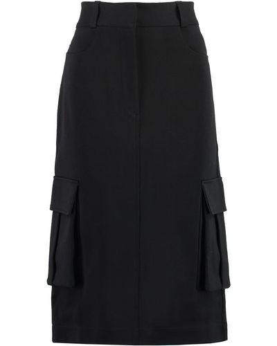 Givenchy Technical Fabric Skirt - Black