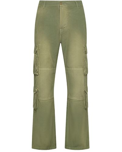 AMISH 'Double Cargo' Trousers - Green