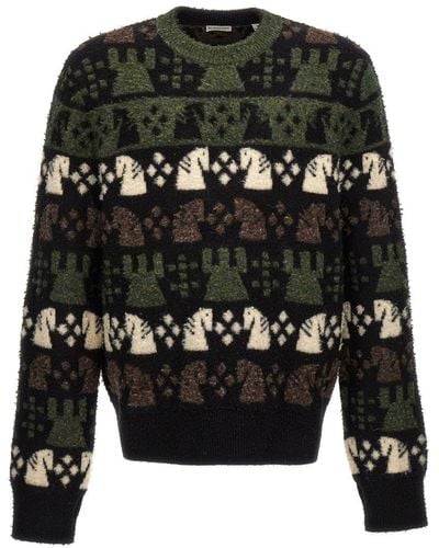 Burberry Chess Sweater Sweater, Cardigans - Black