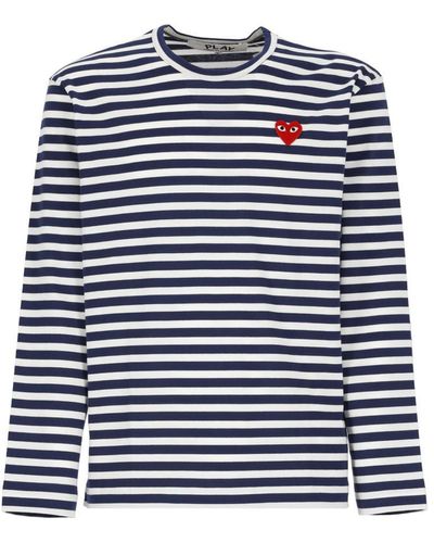COMME DES GARÇONS PLAY Comme Des Garcons Play T-Shirts And Polos - Blue