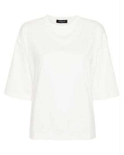 Fabiana Filippi Oversized Cotton T-shirt - White