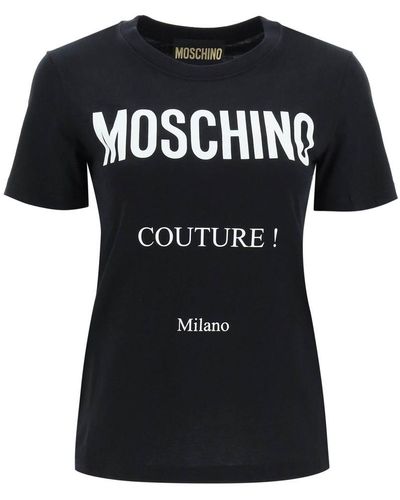 Moschino Couture Print T-shirt - Black
