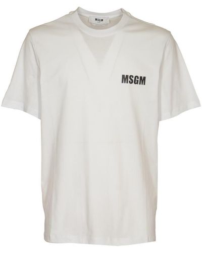 MSGM T-Shirts And Polos - White