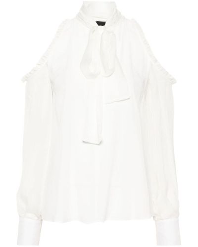 Pinko Blouse With Bow - White